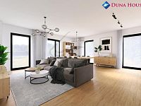 Představujeme vám jedinečný luxusní 4+kk apartmán(D1) s terasou o rozloze 41,54 m², velkolepou zahradou o rozloze 305,78 m², sklepem a dvěma parkovacími místy. - Foto 2