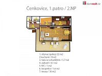 Chalupa po kompletní rekonstrukci, 103 m2 + garáž 12 m2, TOP STAV, Čenkovice - 13