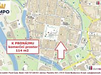 K pronájmu, komerční prostory, ul. Karla IV., centrum České Budějovice  - 13