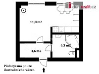 Pronájem, byt, garsonka, sídliště na Pražské, Suchdol nad Lužnicíc - 4