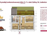 K prodeji, rodinný dům 3+1 se zahradou v obci Zaliny č.p. 34, Ledenice - 2