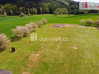 Prodej stavebního pozemku 2024 m2  - Fotbalové hřiště, hasičský sbor