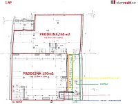 Komerční prostor - prodejna 150m2, centrum, Hodonín  - 5