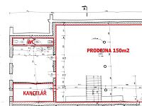 Komerční prostor - prodejna 150m2, centrum, Hodonín  - 6