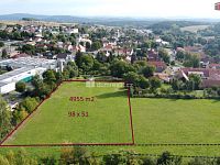 Prodej pozemku 4.955 m2 - Netvořice u Benešova