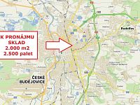 K pronájmu, skladová hala s regálovými systémy s kapacitou 2.500 ks paletových míst, České Budějovice  - 11