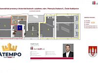 K pronájmu, kancelářské prostory, nám. Přemysla Otakara II., centrum města České Budějovice - 3