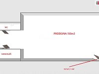 Komerční prostor 300m2,  Hodonín  - 3