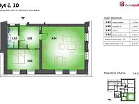 bytová jednotka 2+KK, náměstí Sv. Vavřince, Horní Blatná   - 22