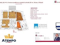 K prodeji, byt 4+1 s terasou a částí na společné zahradě, Chlum u Třeboně - 3