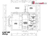 Vila 8+1, dvě garáže, terasa, balkon, pozemek 3176 m2 - 11