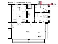 Prodej, dům, chalupa, zahrada, 4+kk, bazen, Nahořany, Větřní - 5