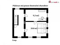 Prodej, dům, chalupa, zahrada, 4+kk, bazen, Nahořany, Větřní - 6