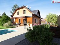 Prodej nízkoenergetického RD 5+kk/G, užitná plocha 179 m2, pozemek 792 m2, Říčany u Prahy, garáž, zahradní domek