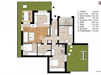 Prostorný byt 4+kk se zahradou v Přezleticích - 29