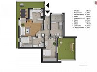 Prostorný byt 4+kk se zahradou v Přezleticích - 30