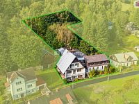 Ubytovací zařízení k rekonstrukci v obci Stříbrná u Kraslic s velkým pozemkem - 2