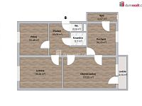 prodej bytu 3+1  84,6 m2 v OV s L/S/G/, obec Všeradice - 20