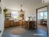 Prodej RD ve Vědomicích - VIZUALIZACE kuchyně 