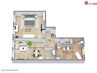 Prodej slunného bytu 2+1 v centu Karlových Varů u lesa  - 16