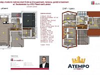 K prodeji, moderní RD 6+kk se 2 koupelnami, úložnými prostory, terasou, garáží a bazénem, ul. Soukenická 812, Planá nad Lužnicí - 2