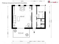 Pronájem, kancelář, výrobní prostory, Hlinská, areál Agrostav ČB - 2