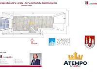 Pronájem komerčního prostoru, kancelář 10 m2 v ulici Karla IV., České Budějovice - 2