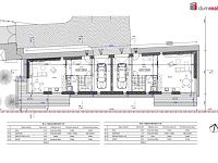 Prodej stavebního pozemku plochy 909m2 pro výstavbu dvojdomu užitné plochy 333,5m2 s krásným výhledem na Prahu, Davídkova ulice - 1. NP