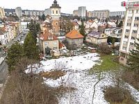 Prodej stavebního pozemku plochy 909m2 pro výstavbu dvojdomu užitné plochy 333,5m2 s krásným výhledem na Prahu, Davídkova ulice - 10