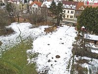 Prodej stavebního pozemku plochy 909m2 pro výstavbu dvojdomu užitné plochy 333,5m2 s krásným výhledem na Prahu, Davídkova ulice - 8