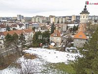 Prodej stavebního pozemku plochy 909m2 pro výstavbu dvojdomu užitné plochy 333,5m2 s krásným výhledem na Prahu, Davídkova ulice - 9