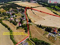 Prodej stavebního pozemku, 3423 m2. Ohrazenice - Jince - 7