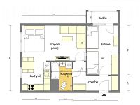 Prodej bytu 2+1/L (51,69m2) v Neratovicích, ul.Kojetická - 21