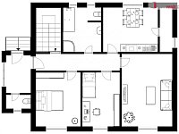 prodej RD 4+1, studna, garáž, dílna, zahrada, v obci Hořátev - 14