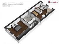 Pronájem, byt 2+kk, 51 m2, Klavíkova, České Budějovice 3 - 3