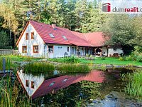 K prodeji, rodinný dům s pozemkem, saunou a rybníčkem, "Na samotě v lese", Hněvanov č.p. 11, Rožmitál na Šumavě - 4