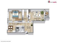 Byt 2+1, Závodu Míru, Karlovy Vary - 7