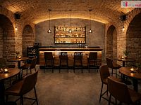 Pronájem komerčního prostoru, 200 m2 - vizualizace možného baru