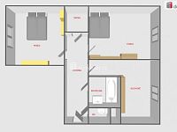 Byt 2+1, 53m2, centrum Mikulova - 5
