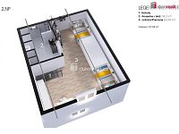 Prodej krajního ŘRD 5+KK 125 m2, pozemek 370 m2, U Háječku, Nučice, Praha západ - 3D podkroví