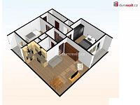 Prostorný byt 74,7 m2 + 2 x lodžie (3 m2 + 2,7 m2), 6.patro, panel po rekonstrukci, Praha 4 - Háje - 19