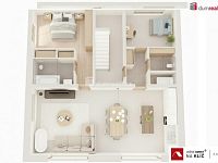 Novostavba RD 6+kk s komercí v centu Luhačovic o výměře 260 m2 s terasou, zahradou a parkovacím stáním. - 3