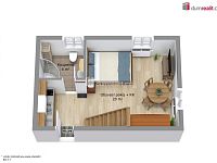 Prodej apartmánu 2+kk ve Pstruží přímo u lanovky skiareálu Plešivec - 7