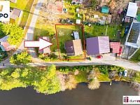 K prodeji, chata 5+kk s pozemkem u Dubenského rybníka, městys Ševětín - 2