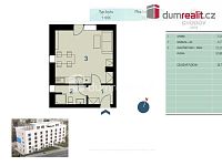 Světlá byt 1+kk v novostavbě, 1+kk, 33,7 m2 + sklep 2,62, 2.patro (3NP), OV, cihla, Praha 4 - Chodov - 16