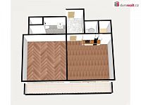 Nově zrekonstruovnaý byt 2+kk, 52 m2 + balkon 12 m2, TOP STAV, Štěchovice - 9