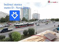 Nový komerční prostor, 132,07 m2, 2.patrp / 3 NP, parking, přímo u budoucí stanice metra Nové Dvory, Praha 4 - 14