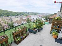  Slunný byt 1+kk 23m2 po rekonstrukci s velkou terasou 39m2 s panoramatickým výhledem, 3.p (4. NP), Smíchov - 5