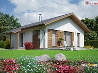  Prodej výstavby RD na klíč 3+kk o celkové podlahové výměře 100 m² v Rudicích, okres Uherské Hradiště, se zahradou 1250m².