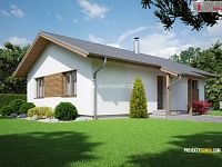  Prodej výstavby RD na klíč 3+kk o celkové podlahové výměře 100 m² v Rudicích, okres Uherské Hradiště, se zahradou 1250m². - 4